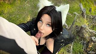 小貓在森林迷路 - 貝拉動漫女孩，超辣！