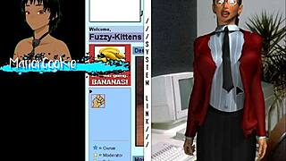 Menyelam ke game Up the Wazoo dengan wanita kantor muda 18+ dalam outfit matang seksi dengan aksi tits besar