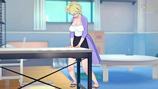 แม่บ้านเงี่ยน มิตสึกิ บากูโกะรู้สึกอารมณ์รุนแรงในอนิเมะ My Hero Academia