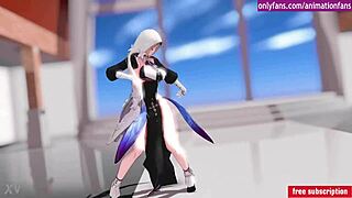 嘿，想看这个性感舞女扭动吗？