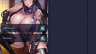 动漫EP3：叛逆者被女同女主巨人BDSM支配，曲线火辣动作