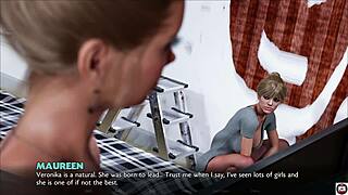 Временные Метки Потерянной Любви - Часть 26: Милф Сиськи и Большая Жопа Подростка в Визуальной Новелле с Огромным Членом