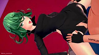 TATSUMAKI RIJDT GROTE LUL IN COWGIRL BLENDER ANIMATIE