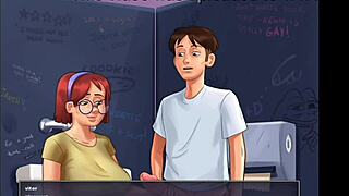 Эй, Джудит, давай проберёмся в ванную для быстрого хэндджоба, твои большие сиськи и рыжие милф-формы сводят с ума