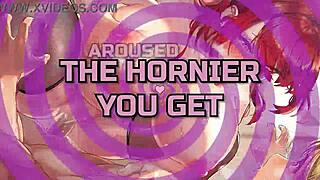 Hentai závislák padá do femdom hypnózy s instrukcemi pro velké prsa a zadek.