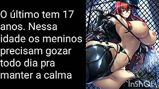 Rasa liar dengan Rias Joi Hentai Rush