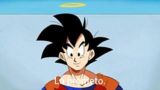 Možeš li da veruješ da se Goku ponovo sastaje sa ChiChi za taj divlji kreampaj pušenje sesiju u Dragon Ball hentai?!