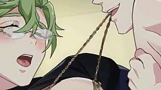 Nu Carnival Olivine被绑起来玩Yaoi肛交和BDSM假期狂欢！