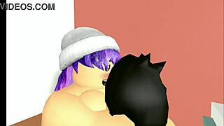 哟，看这个Roblox金发妹在女生厕所被粗暴操，口交和逼动作 😏