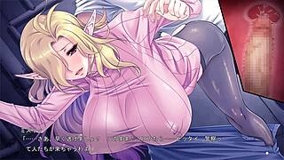 v lese oplzlých elfů se odvíjí misery 58 s velkými prsami hentai dobrodružstvími a intenzivní akcí s kozy