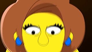 SIMPSONS PORN! EDNAS KLASSENZIMMER BLASEN UND DOGGYSTYLE MIT GROSSEN TITTEN!