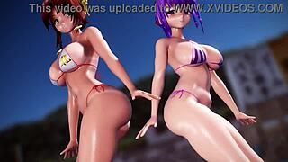 Hot ass dance from Touhou project girl!