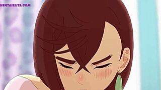 बेवफा बीवी दोस्त के लंड पर डॉगीस्टाइल में सवार, पति दूर हेंटाई पैरोडी में!