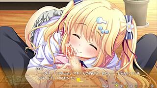 Amanatsu Adolescence zeigt Amakasu Amane beim intensiven Blowjob. Ihre Emotionen kochen hoch in der Hentai-Szene