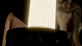 3D 아주르 레인 헨타이에서 Bremerton 몸을 섬세하게 숭배