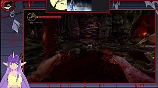 Давай поиграем в суккуба часть 5 с рыжей большими сиськами и грубым жопным хентай экшеном