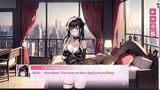 甜蜜秘书渴望你的精液在游戏第一部