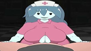 看这个诡异护士在医院潜入内射口交行动！