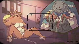 סצנות קומיקס עזות מתנגשות עם פעולה פרווה פראית בערבוב הזה