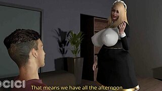 Takarítás VAM jelenet szopással és kutyapóz szexszel Ocici főszereplésével