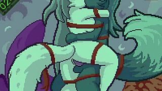 毛茸茸猫的yiff动画，在本子动漫风格中展开。