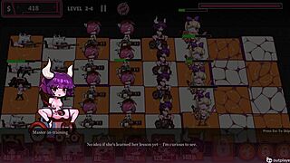 Γκαλερί μάχης εκπαίδευσης μαζοχιστή δείχνει φουτανάρι μεγάλα στήθη σε έντονο manga