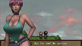 ज़ॉम्बी बॉस को हराकर बिग टिट्स मिल्फ हेंटाई में क्रीमपाई