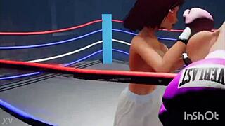 ヘンタイボクシングマッチでエピックな巨乳を披露！🥊