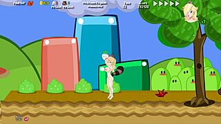 لعبة Peach قصة غير مروية 1-2 1-B جامدة مع غانغ بانغ! 🍑