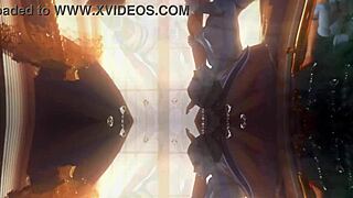 Closer Overwatch PMV: сырая лесбийская ебля в жопу в анимации Blender