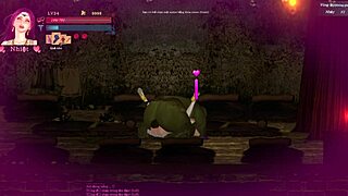 Я исследую виноватый ад 2 версия 0.40b, сталкиваясь с орк-монстром.