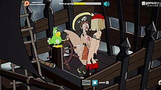 Kurva, nemůžu uvěřit, že je Fuckerman na pirátské lodi... velké prsa milf a tlustý prdel všude