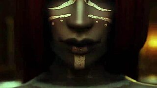 おお、激しい3Dゲームセックスでホットなモレーナとワイルドなブレンダーアニメ！