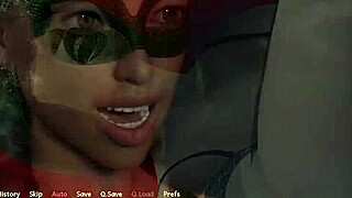 フェティッシュロケーターエピソード85、男がタトゥーの入った女子大生を後ろから激しくファック。金髪のレズビアンが乳首を吸うワイルドな巨乳アニメアクション