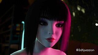 Nexus 3霓虹梦境暗示赛博朋克性爱：丰满棕发妹深喉