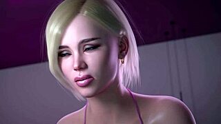 Какво става когато блондинка с големи цици мащеха трие стегнатата си млада 18+ девствена путка върху огромния кура на брат си?