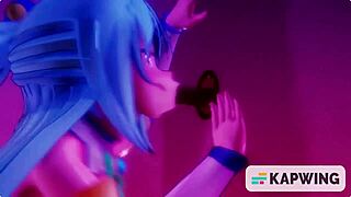 Konosuba以Aqua为惊人吹箫女神在这动画中