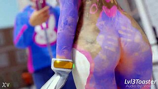 Kompilacija lvl3toaster z vročo Tifo Lockhart in D.Va v SFM Blender animacijah iz Final Fantasy