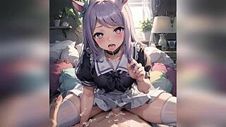 Velký pták buší do těsné růžové kundi, jo jebej mou těsnou kundi svým obrovským ptákem, ta nadržená mladá 18+ holka s masivními prsama dostává domácí 3D animovaný AI porno příběh