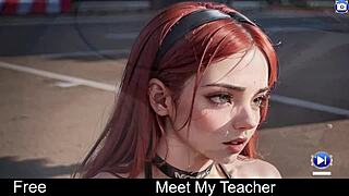 Öğretmenimi Tanı! Büyük Memeleriyle Mastürbasyon Yaparken İzle, Sansürsüz Hentai Bukkake Aksiyonunda!