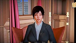 Velké kozy 3D MILF naznačuje rodinnou erotickou hru s obřím ptákem ve hře