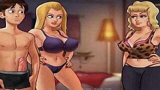 Nyári Idő Saga 61 Darkcookie Nagy Cicis Csaj Kap Szörny Farkot Vad Játék Akcióban