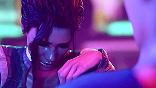 사이버펑크 게임에서 Panam과 Judy 슈퍼컷 SFM 3D 애니메이션 컴필레이션