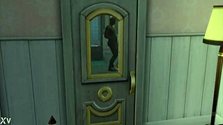 Svekfull fru tar svart monsterkuk i Sims4-porr! 😈