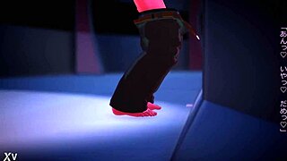 哇，那可爱学妹在我的房间里和员工做爱故事，就像3D动漫色情！