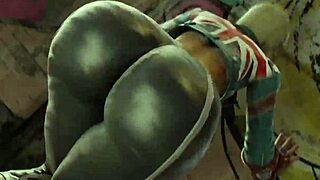 Hentai goon 2 PMV rozwija się z wielką dupą trzęsącą się w rytmicznych beatach