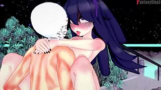 헥스 매니악 트레이너가 포켓몬 3D 헨타이 판타지에서 교실 야외 섹스 리드