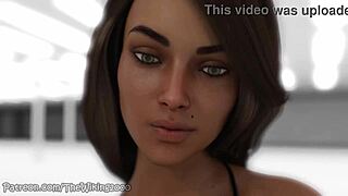 Do tall ladkiyan ek tiny giant ko kiss aur swallow karti hain vore scene mein