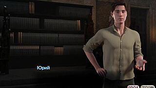 Průzkum symfonie hada část 8 s milf líbáním a romantikou v 3d hentai hře