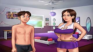 서머 타임 사가 무검열 파트 18, 큰 가슴 아시안 애니 헨타이 일본 게임 어드벤처 힌트